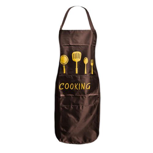 Фартук кухонный Stenson R89151 Cooking с карманом 67х70 см