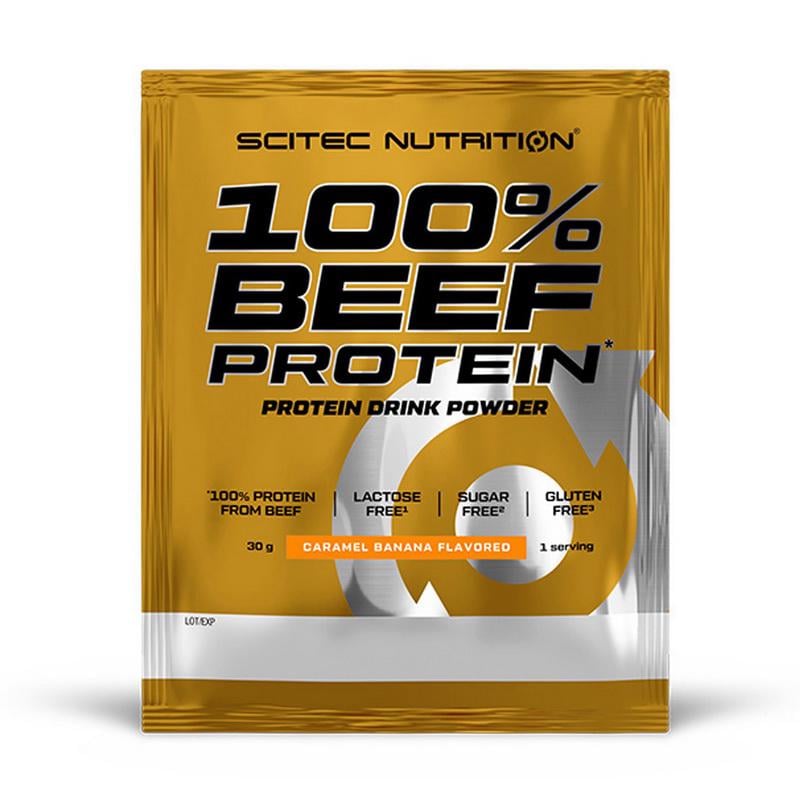 Протеин говяжий Scitec Nutrition 100% Beef Protein 30 г Корица/рулет