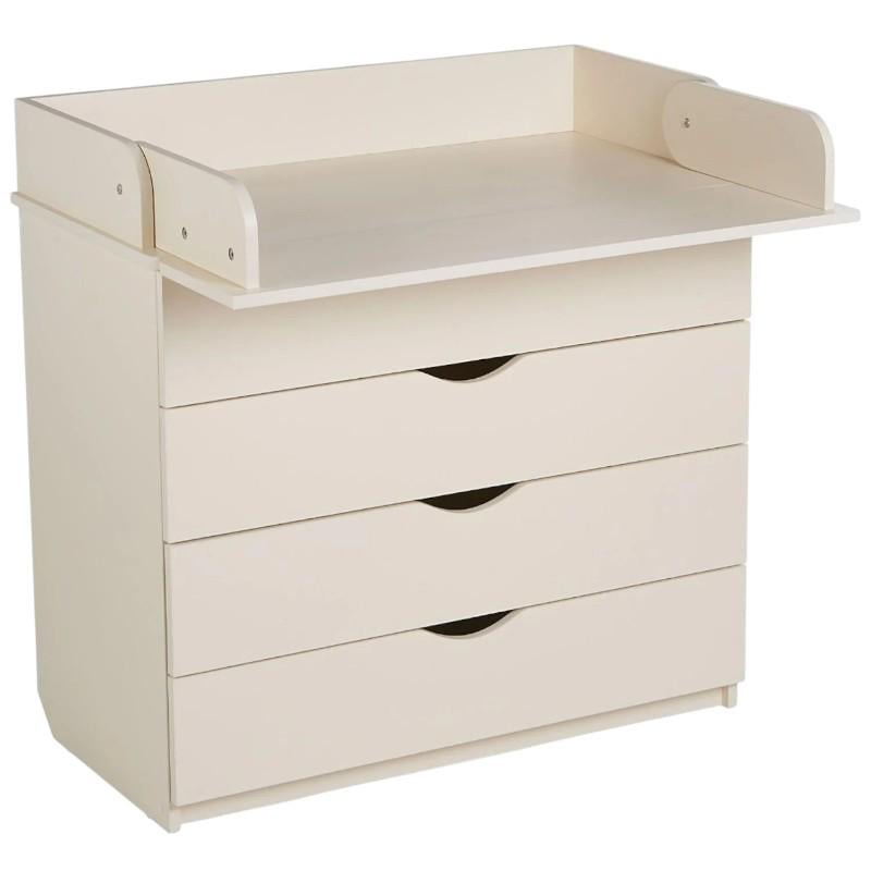 Комод для новорожденных с выдвижными ящиками 90х45х60 см Бежевый (DSK-902)