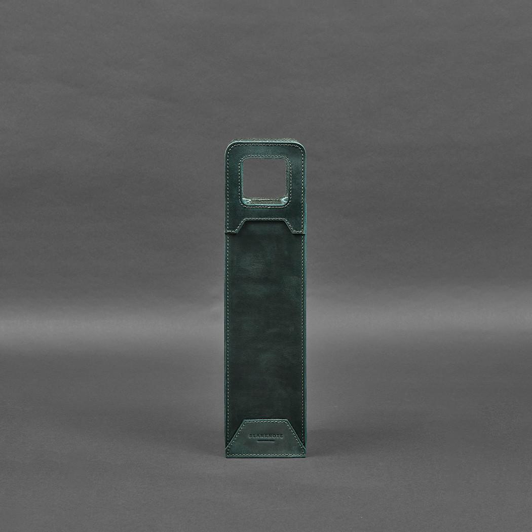 Чехол кожаный для вина 2.0 Crazy Horse Зеленый (A-027941) - фото 6 Чехол кожаный для вина 2.0 Crazy Horse Зеленый (A-027941) - фото 6