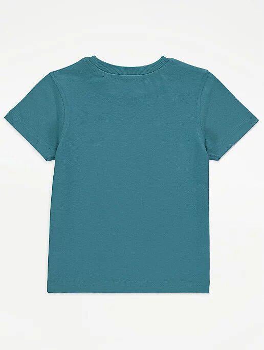 Футболка George для мальчиков 3-4 года 98-104 см Бирюзовый (GR-00069)