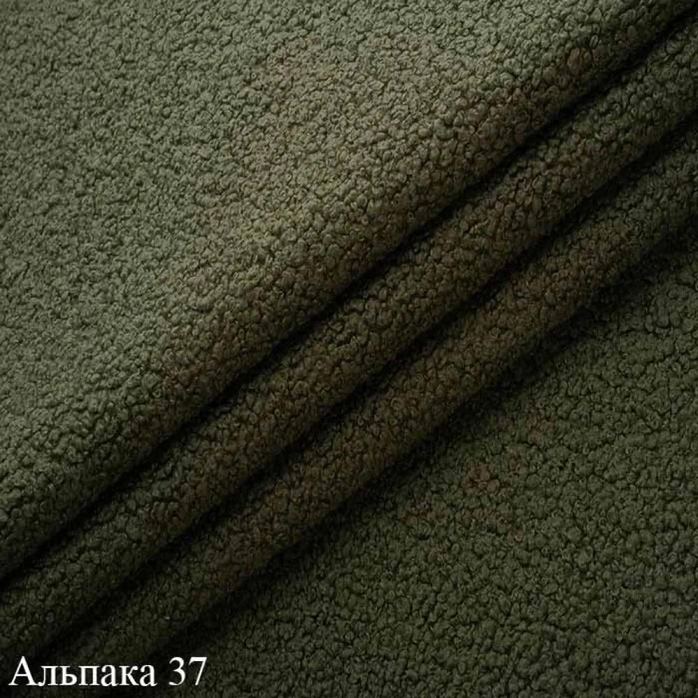 Диван офисный Tobi Sho Бенно-1 с подлокотниками и деревянными ножками букле Alpaca 1400х720х750 мм Оливковый/37 - фото 5