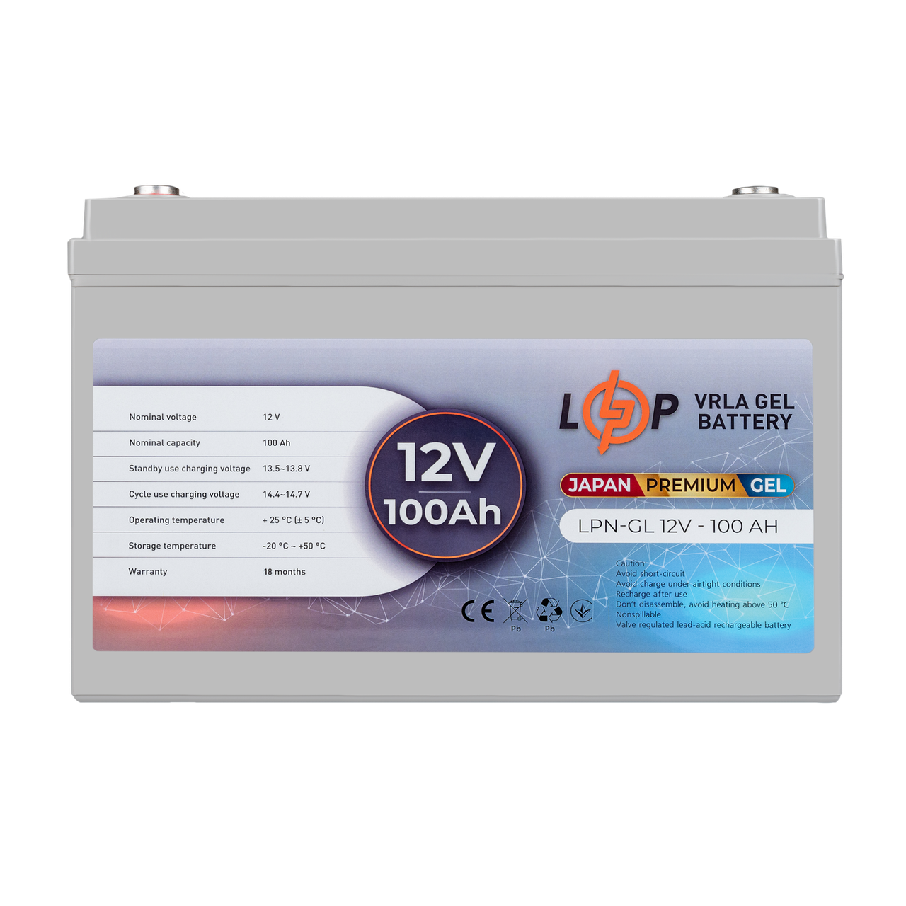 Аккумулятор гелевый LPN-GL 12V-100 Ah