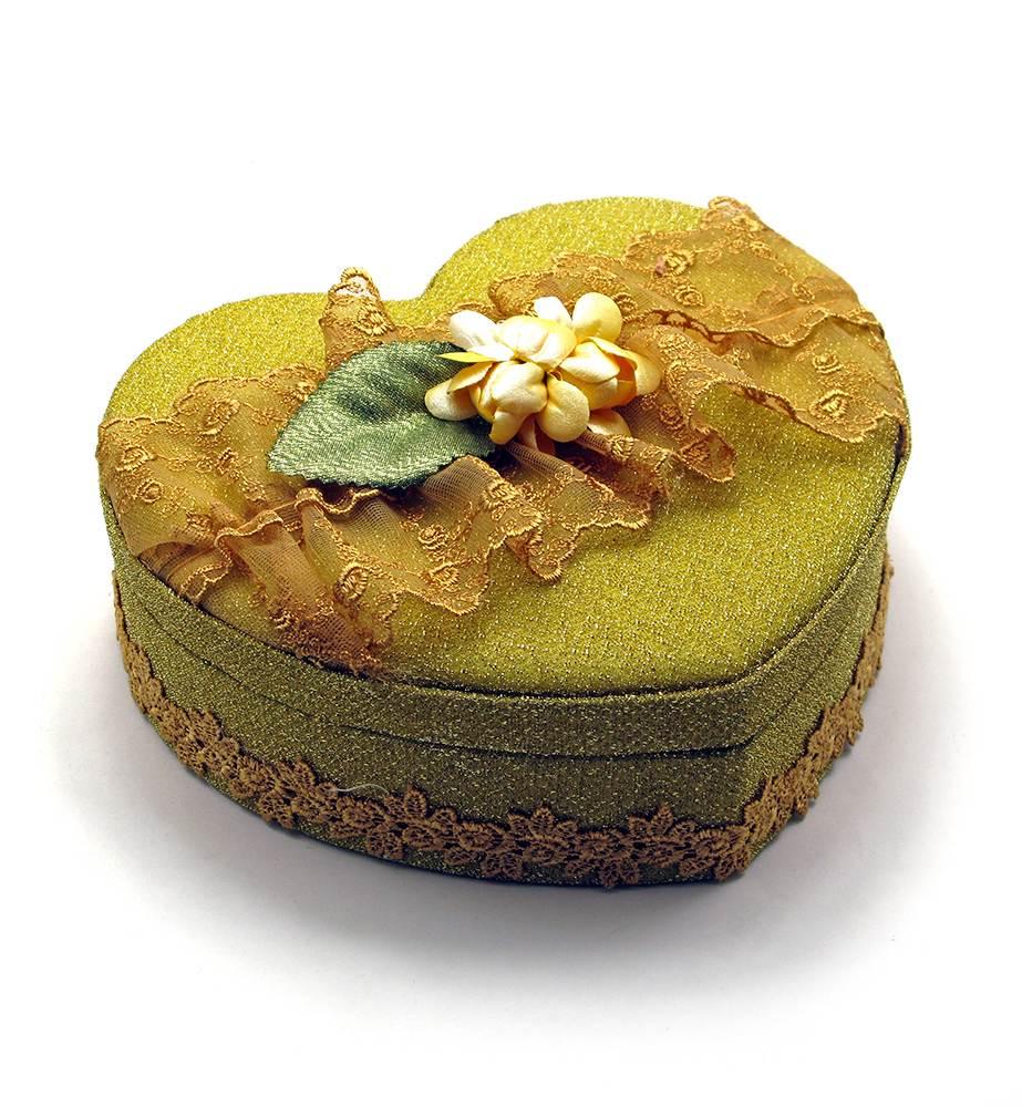 Скринька для біжутерії сердечко 21х19,5х8 см