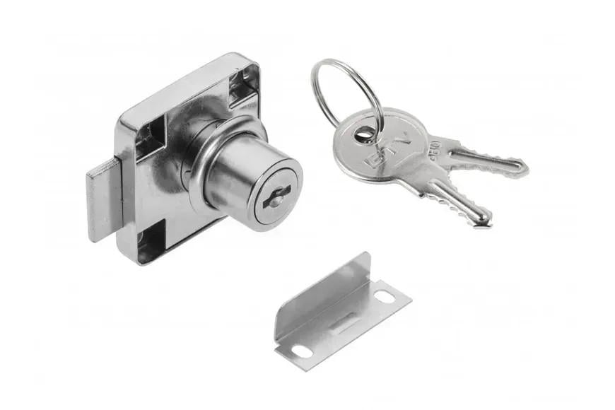 Замок GTV квадратний Хром (138) Замок GTV квадратний Хром (138)