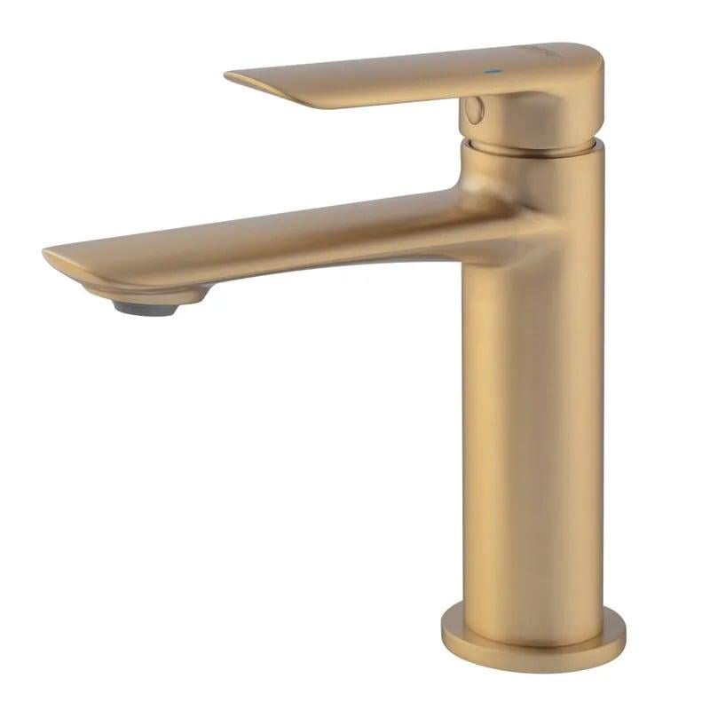 Смеситель для умывальника KOER KB-10028-12 Матовое золото (KR5291)
