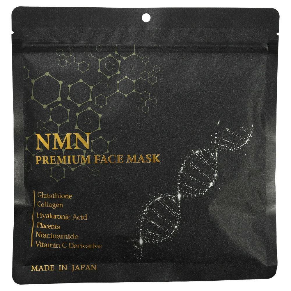 Маска KOR JAPAN NMN Premium Face Mask тканевая с NMN и глутатионом 30 шт.