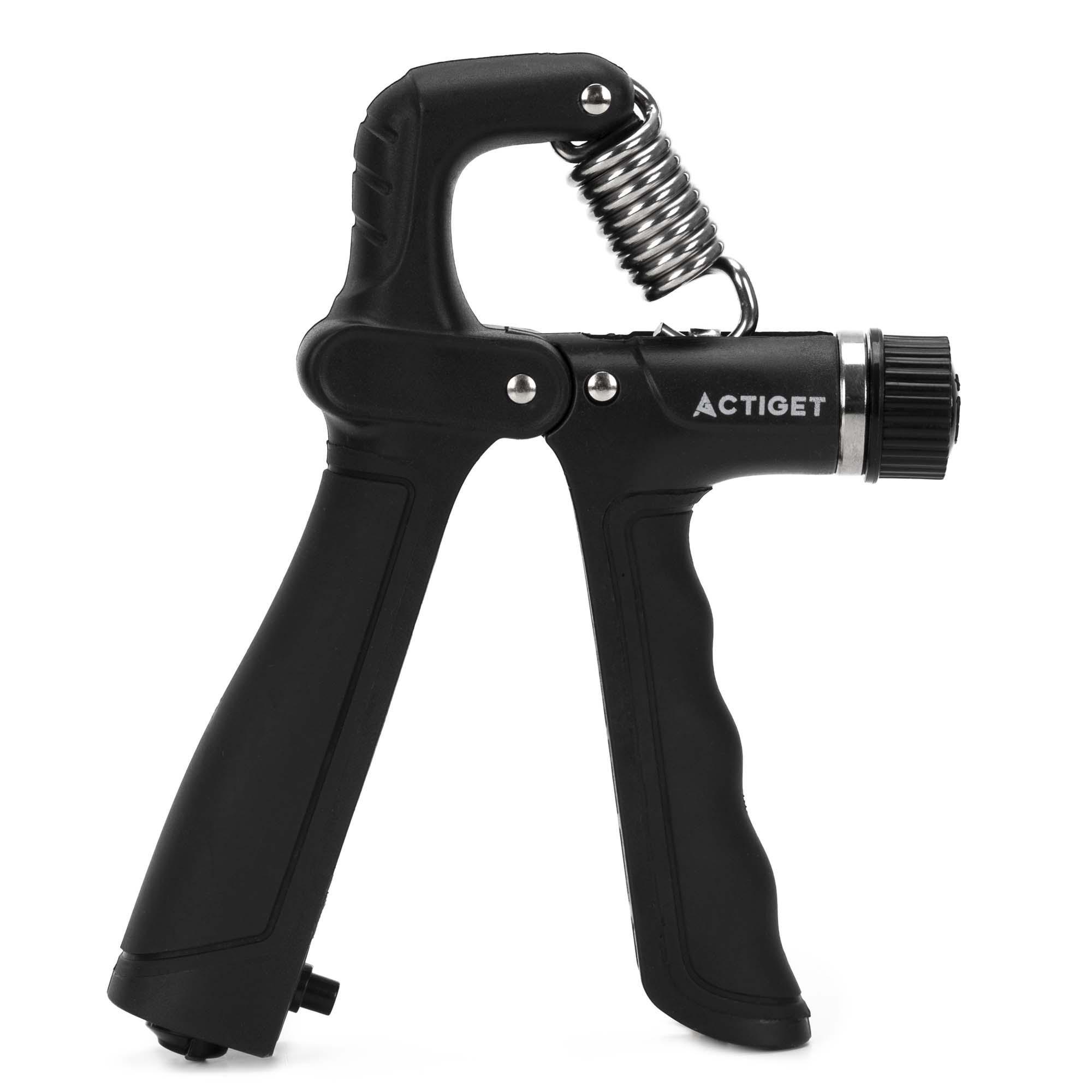 Эспандер кистевой Actiget ACT0109 с регулируемой нагрузкой и счетчиком 10-100 кг Black Эспандер кистевой Actiget ACT0109 с регулируемой нагрузкой и счетчиком 10-100 кг Black