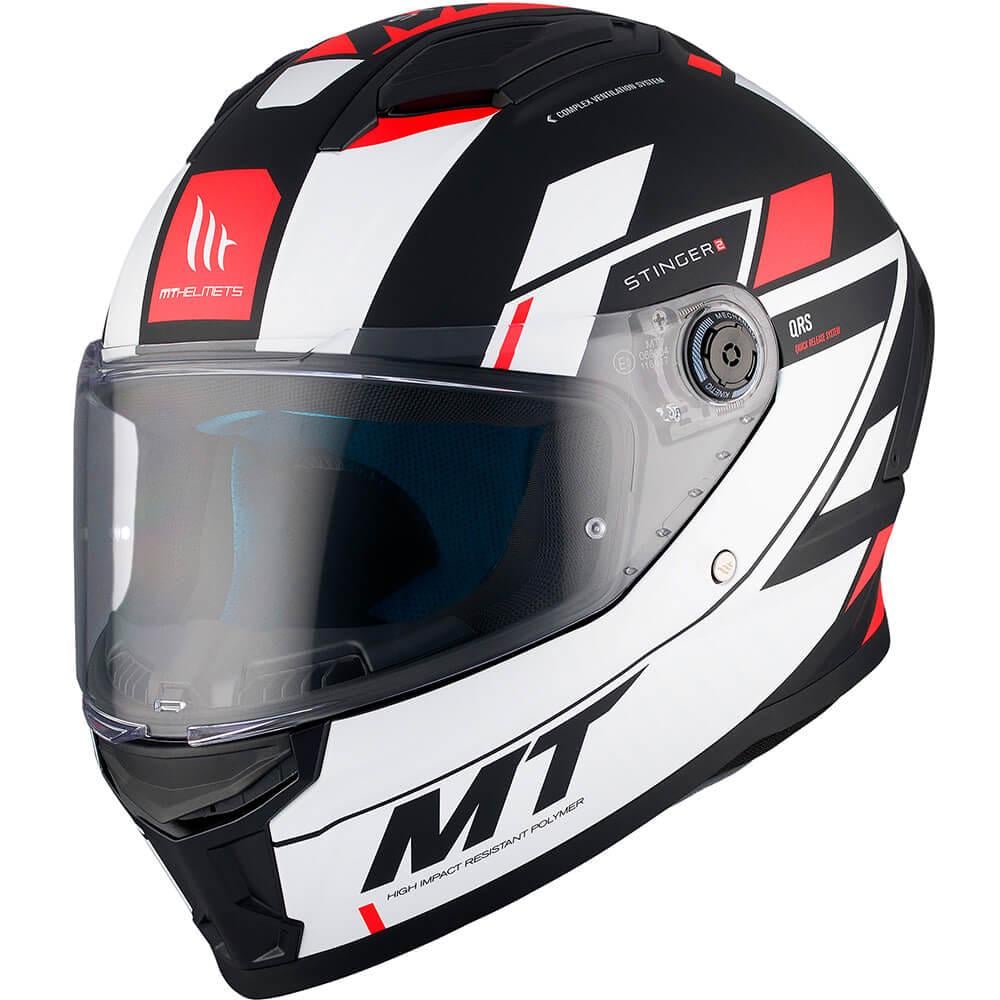 Мотошолом MT HELMETS STINGER 2 Zivze B5 S Matt Red (29252) - фото 2