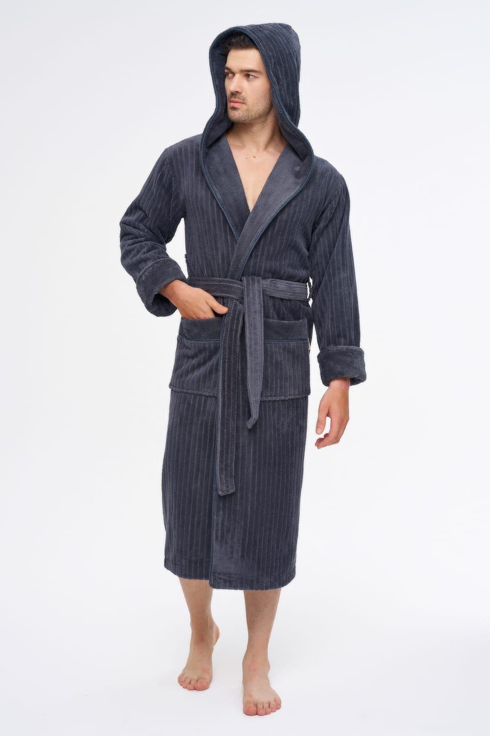 Халат мужской Nusa ns 1335 M Antrasit (m018762)