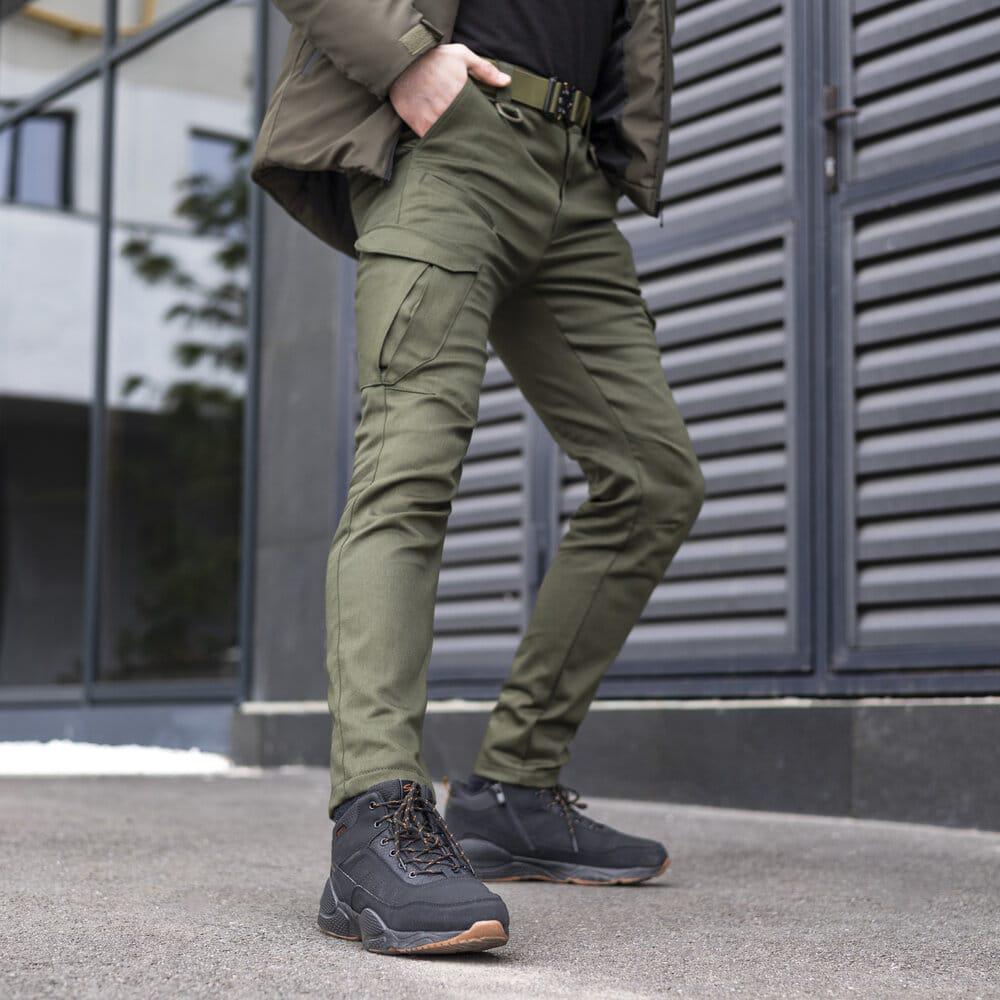 Штани-карго Pobedov trousers Tactical ЗИМА S Хакі (PNcr1 424Skh) - фото 4