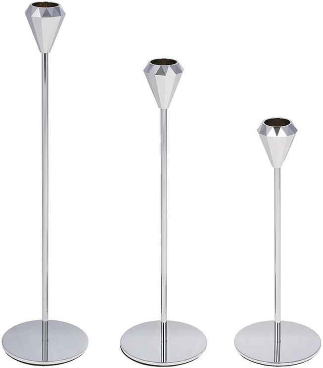 Подсвечники металлические 3шт. Nottingham 21/27