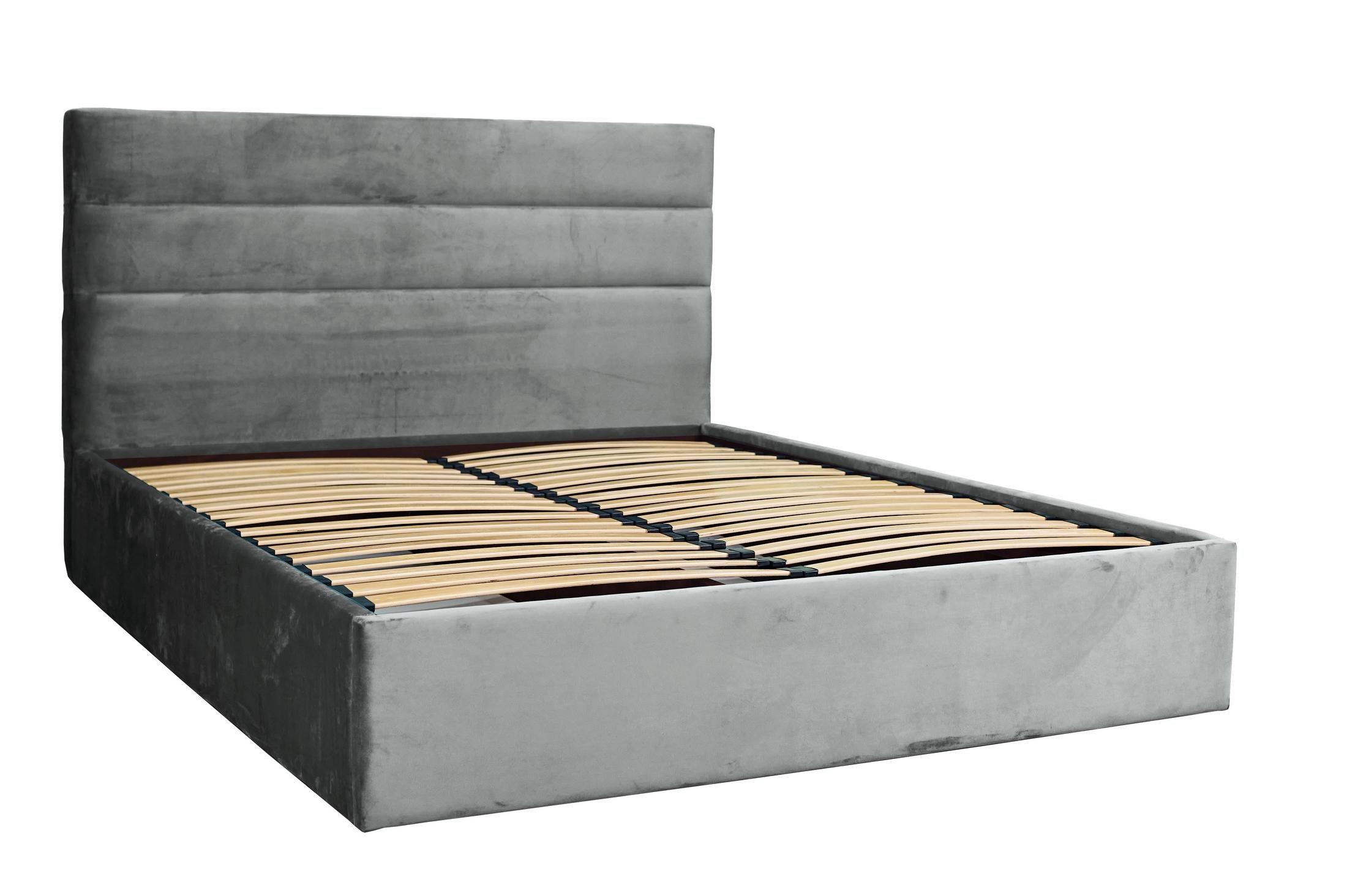 Ліжко RidneTut Edison Lite Lili 94 160х200 см Сірий (33435-1112194) - фото 2 Ліжко RidneTut Edison Lite Lili 94 160х200 см Сірий (33435-1112194) - фото 2