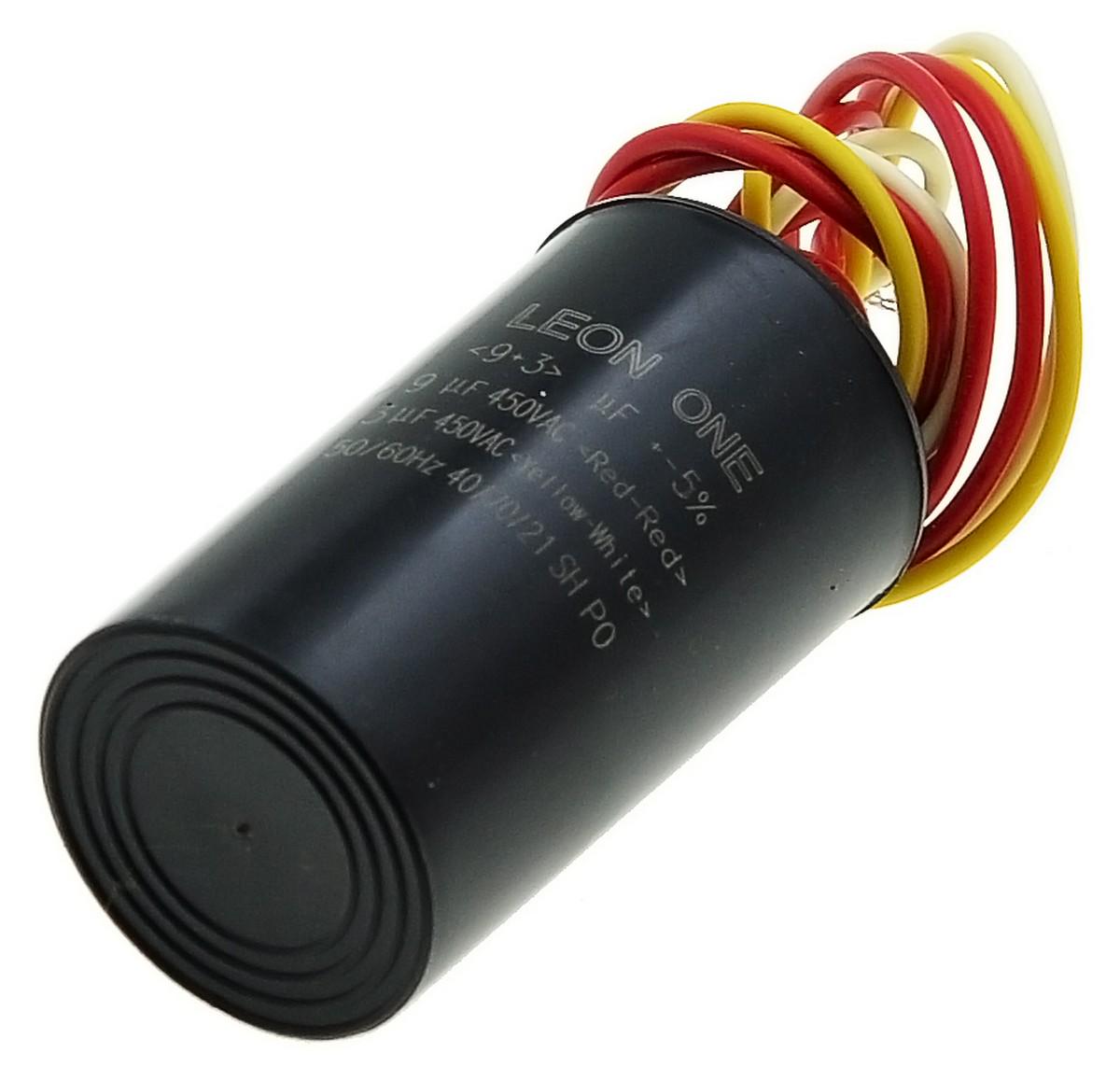 Рабочий конденсатор Leon One 9+3мкф 450V D40 H73