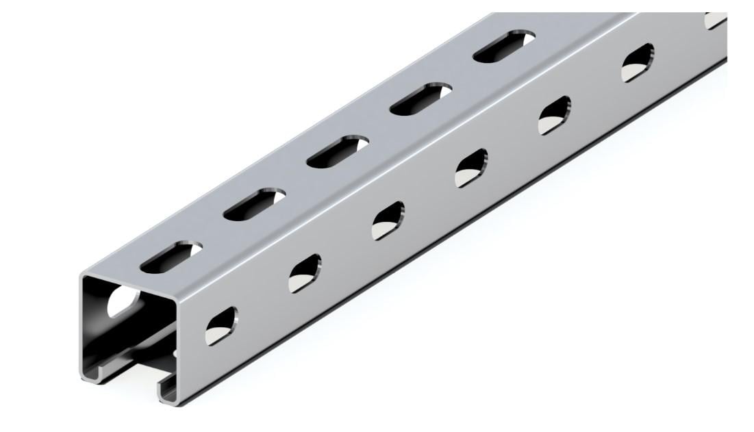Профіль монтажний 3D оцинкований перфорований 41х41х1,5 мм 3 м