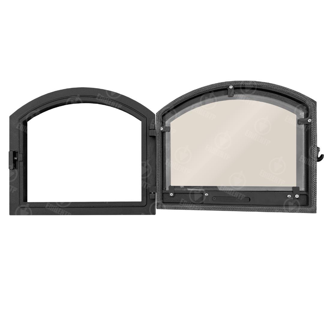 Дверцята для печі чавунні Замкова топкова з регулятором тяги 490х420 мм (24200740) - фото 13