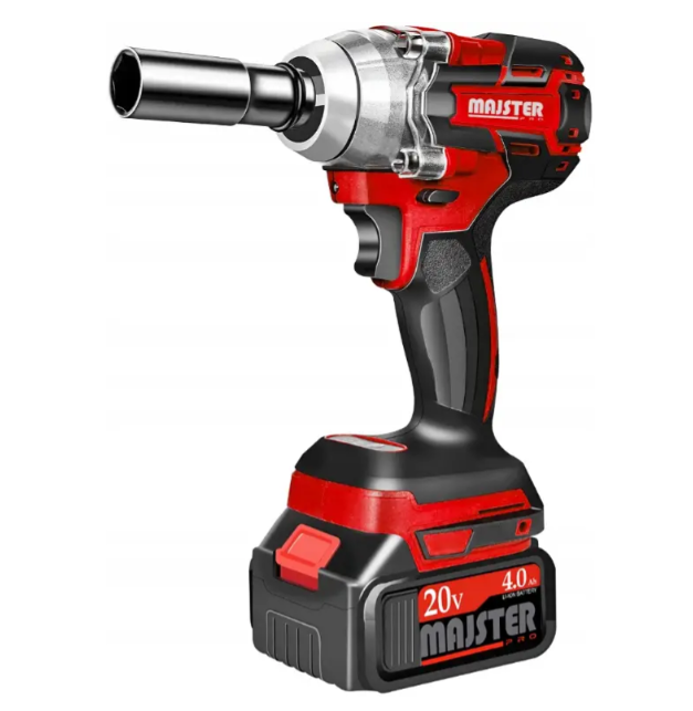 Гайковерт аккумуляторный Majster Polska 750 Нм с 2 аккумуляторами 20 В (MP0514)