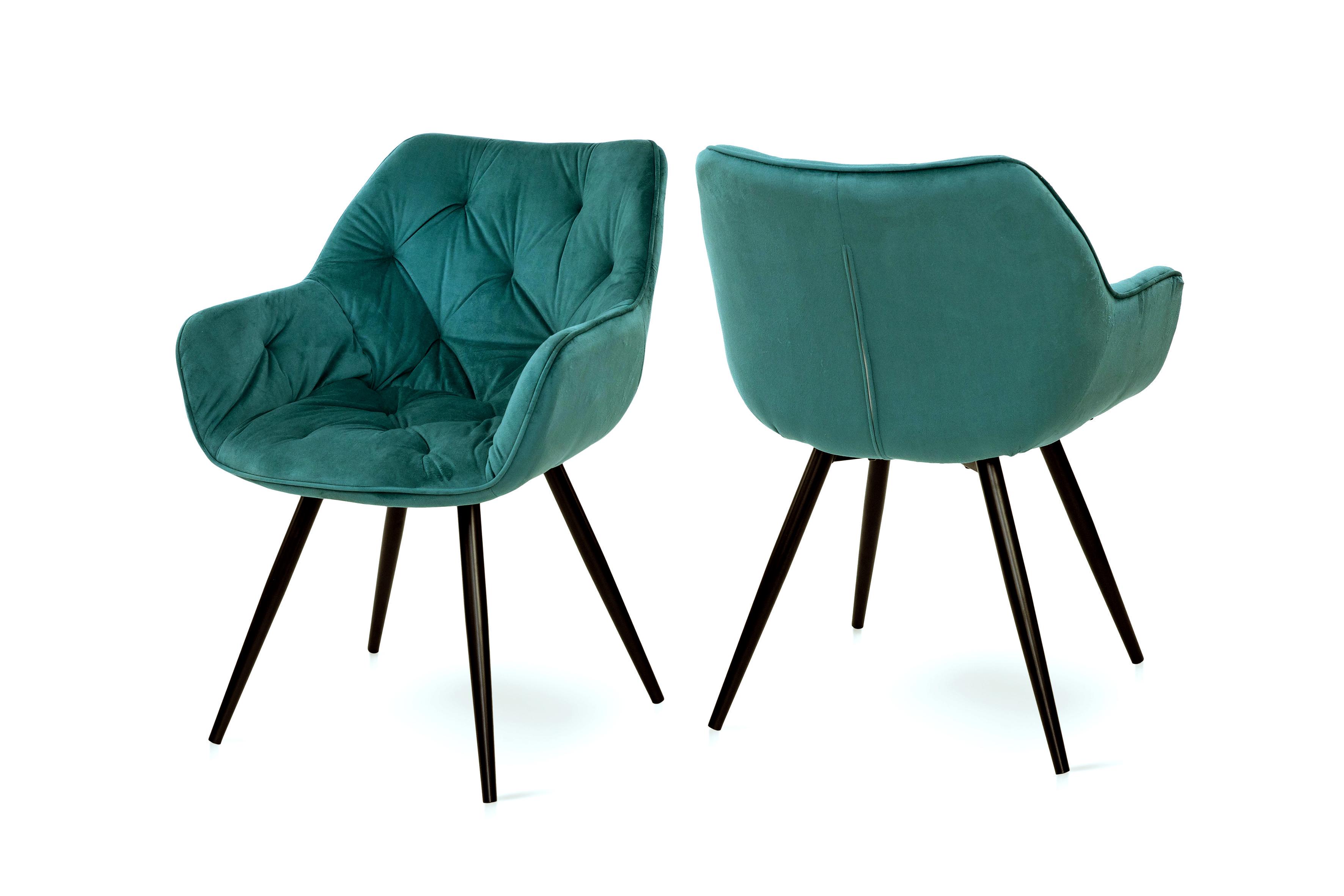 Стілець для кухні та вітальні ГРЕЙС Парадіз 580х870х570 мм Чорний/Аквамарин (GAА0050663) - фото 4 Стілець для кухні та вітальні ГРЕЙС Парадіз 580х870х570 мм Чорний/Аквамарин (GAА0050663) - фото 4