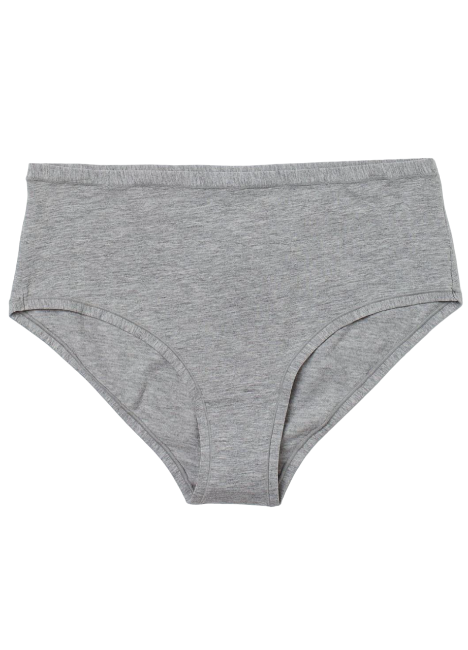 Трусики-хипстеры женские H&M 0919438 высокие хлопковые S Серый (75260)