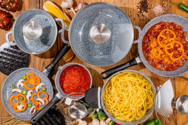 Набор кухонной посуды Edenberg 13 пр. с гранитным антипригарным покрытием (EB-8149) - фото 7