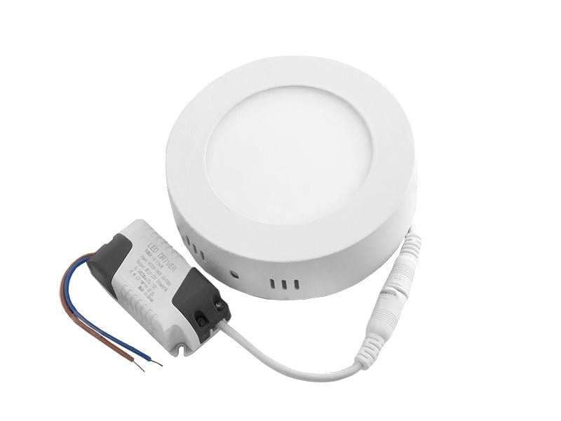Светильник светодиодный накладной Lemanso DownLight круглый 2700К 6 Вт (25232230)