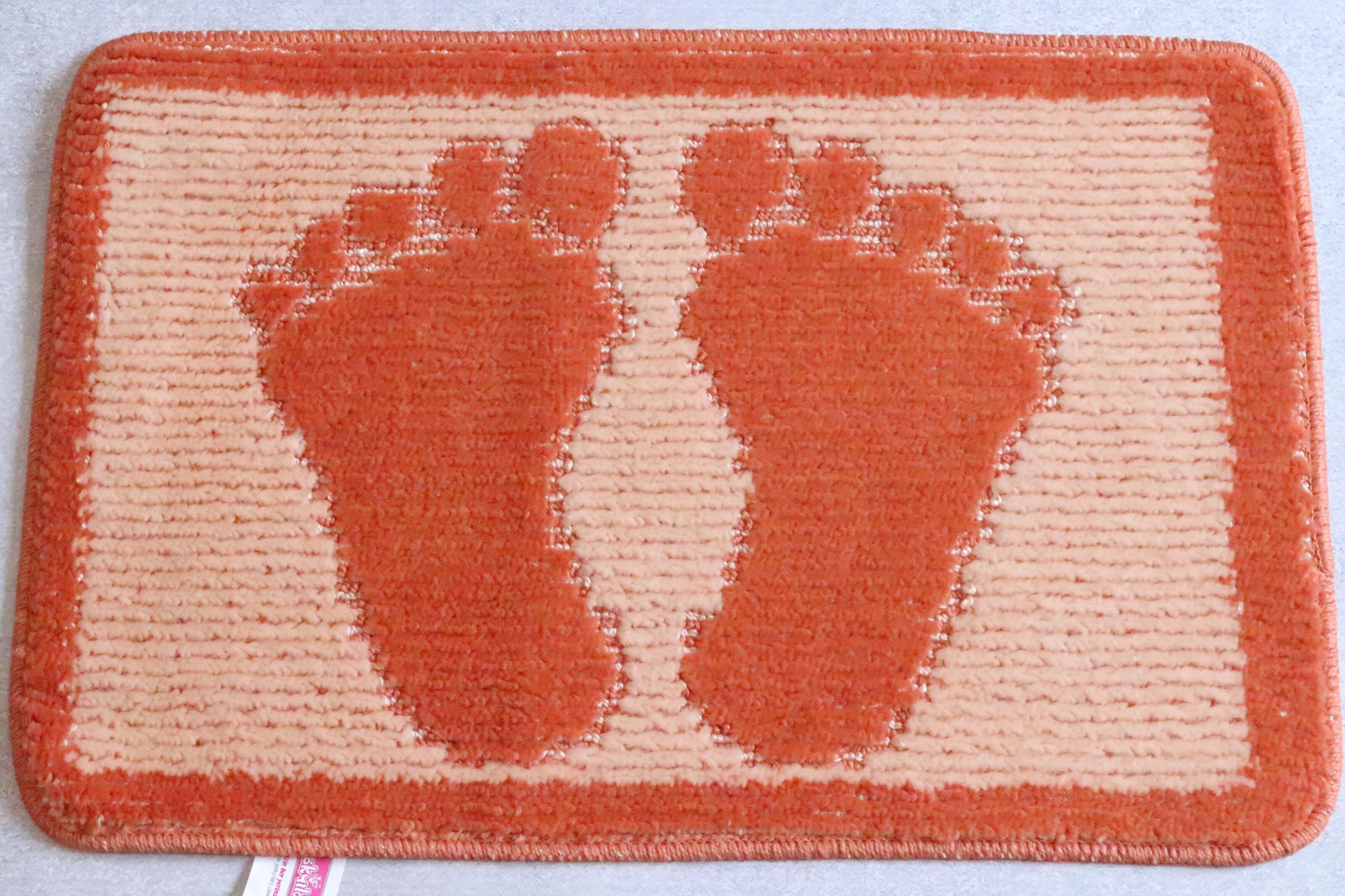 Коврик для ванной/туалета Vonaldi 1725 Ноги 40x60 см Orange (1725/orangelegs) Коврик для ванной/туалета Vonaldi 1725 Ноги 40x60 см Orange (1725/orangelegs)