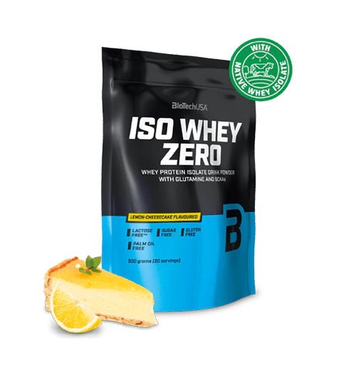 Протеїн BioTechUSA Iso Whey Zero 500 g 20 servings Lemon Cheesecake