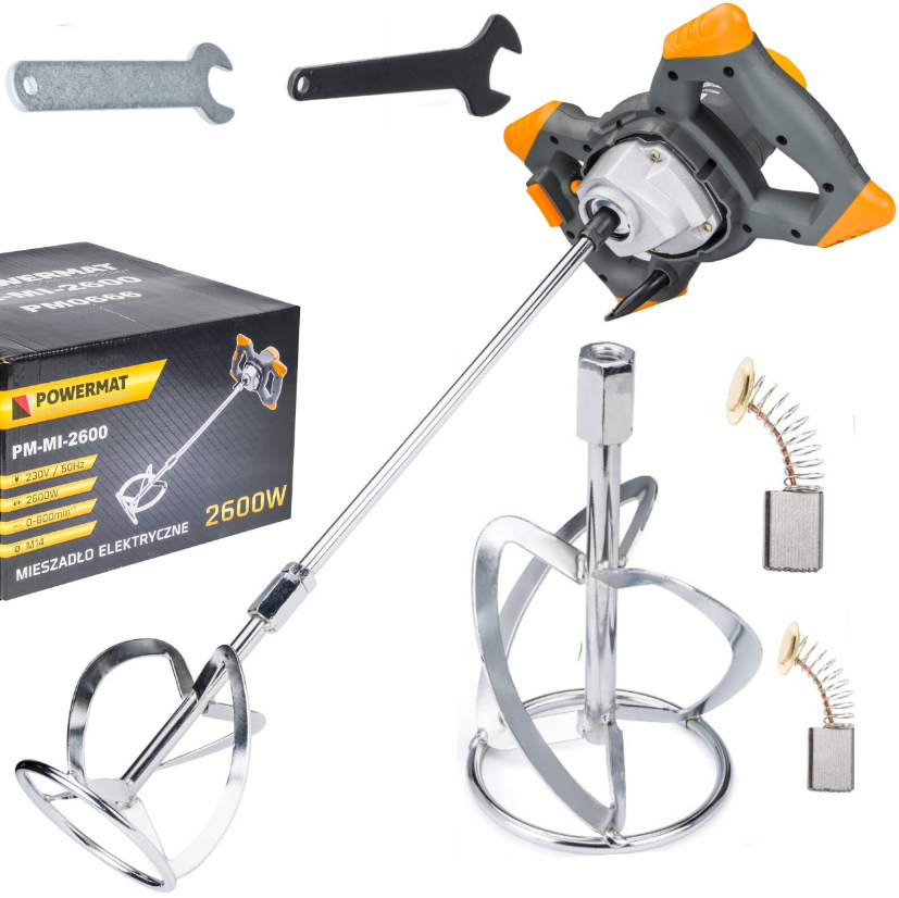 Міксер будівельний Powermat 2600 Вт/змішувач 120 мм - фото 9