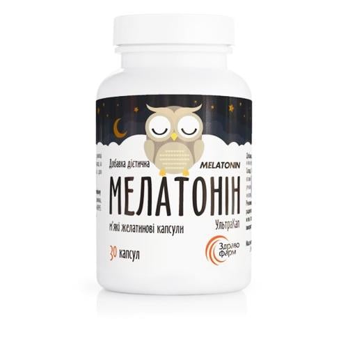 Мелатонин УльтраКапс №30 для улучшения сна 560 мг (952742099)
