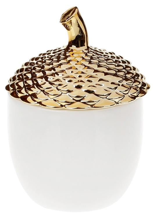 Банка керамическая Золотой желудь 300 мл Белый (BD-727-150)