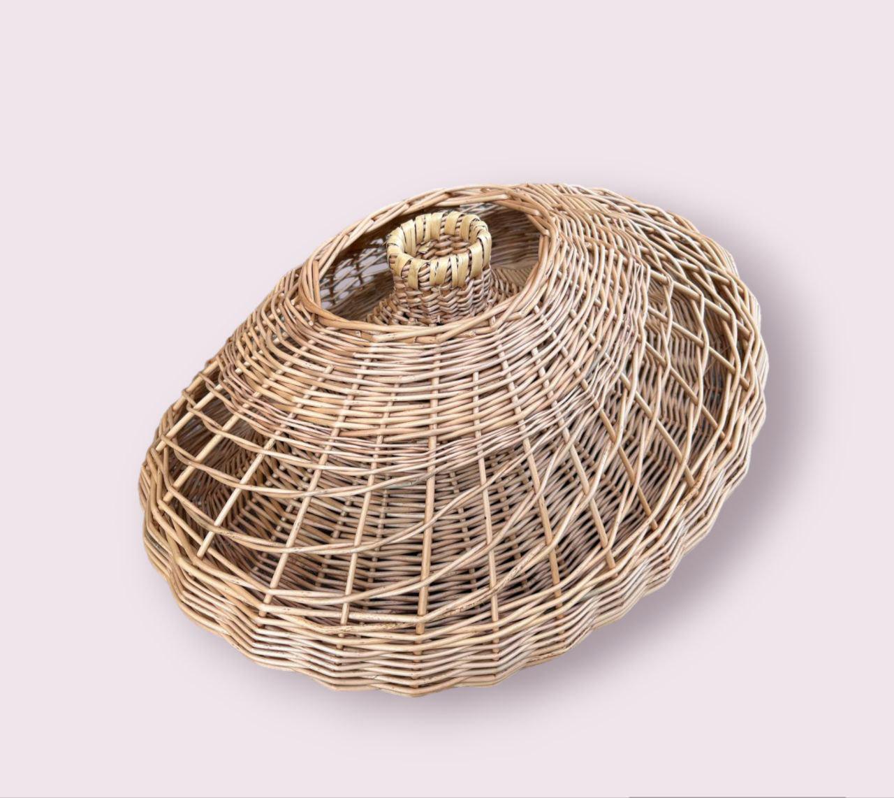 Люстра плетеная из лозы круглая (14244998)