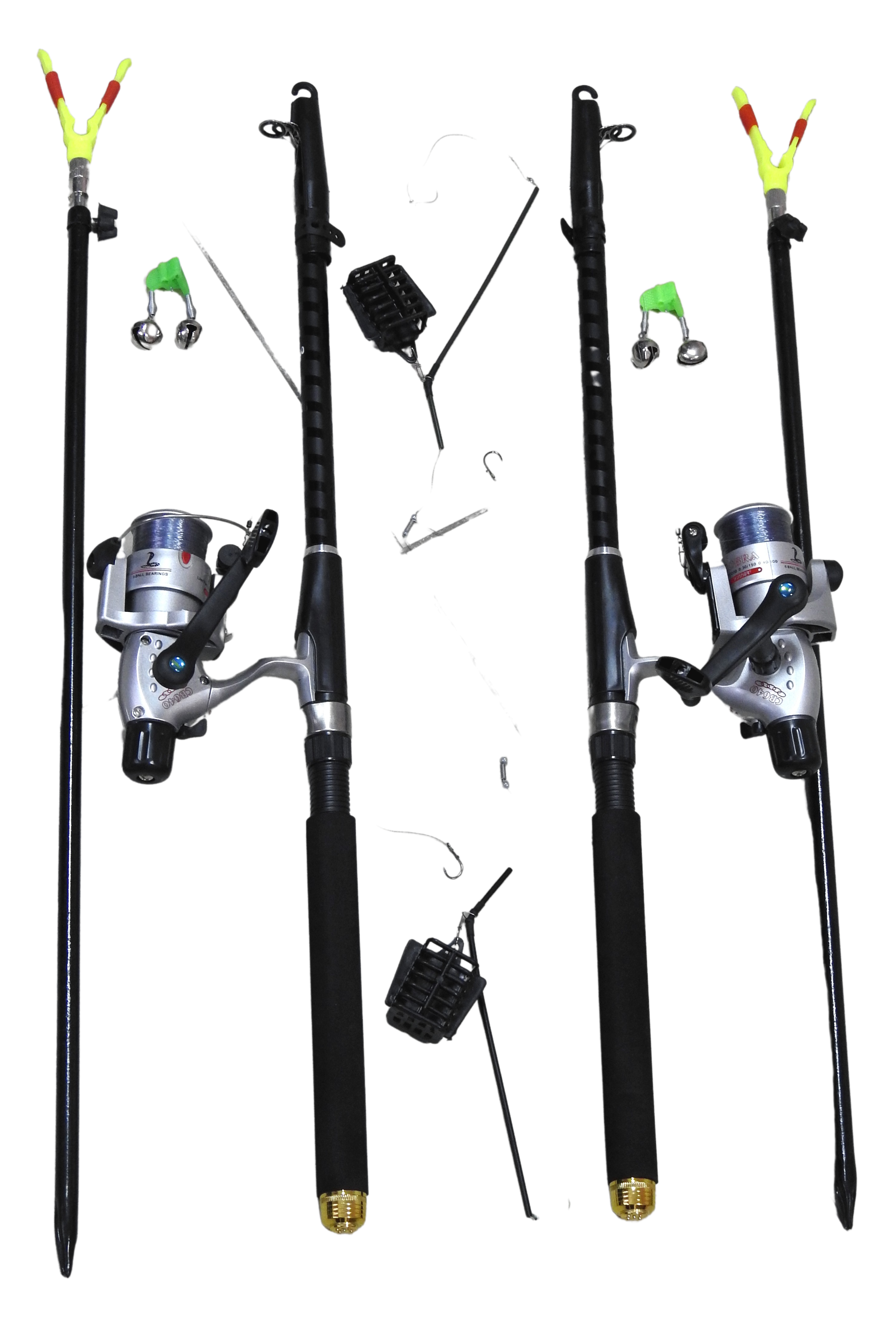 Спиннинги Armor 2,1 м с катушками CB640 в сборе 2 шт.