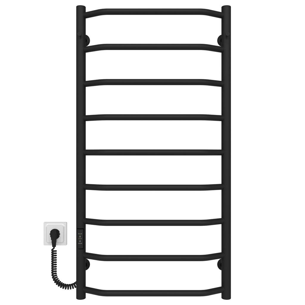 Полотенцесушитель электрический HeatPro Scarlett P9 углеродная сталь левостороннее подключение 1000x500 мм Черный (DH-SR10005009EBL)