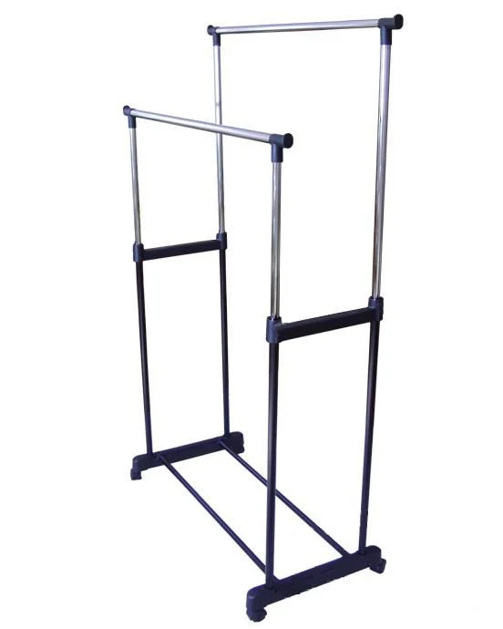 Стойка для одежды и обуви Double Pole Pro телескопическая двойная (2479517657)