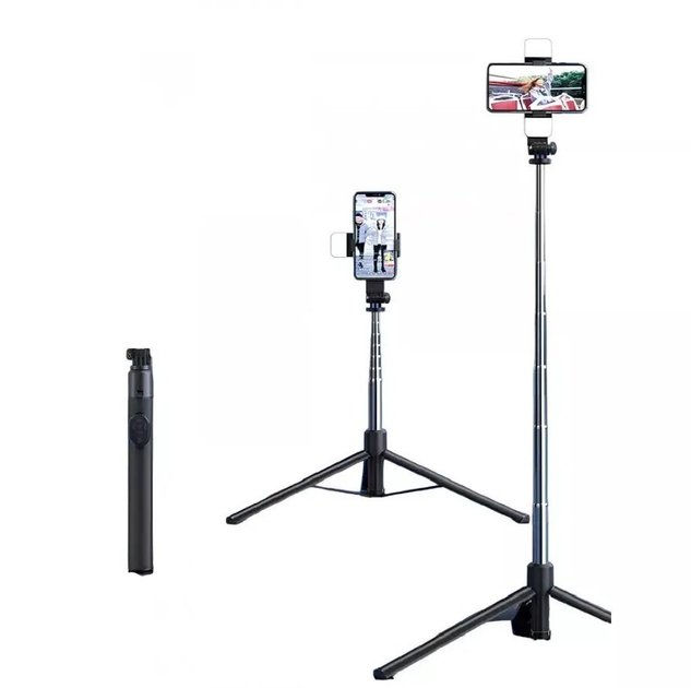 Монопод-трипод ручной селфи-палка для телефона 170 см - фото 2 Монопод-трипод ручной селфи-палка для телефона 170 см - фото 2