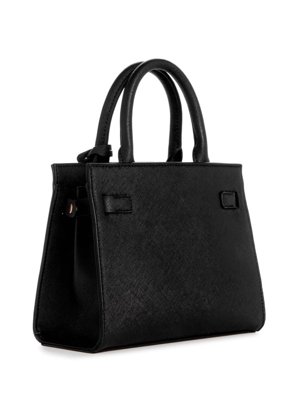 Жіноча сумочка Guess Lindfield Small Satchel Чорний (G00001) - фото 3