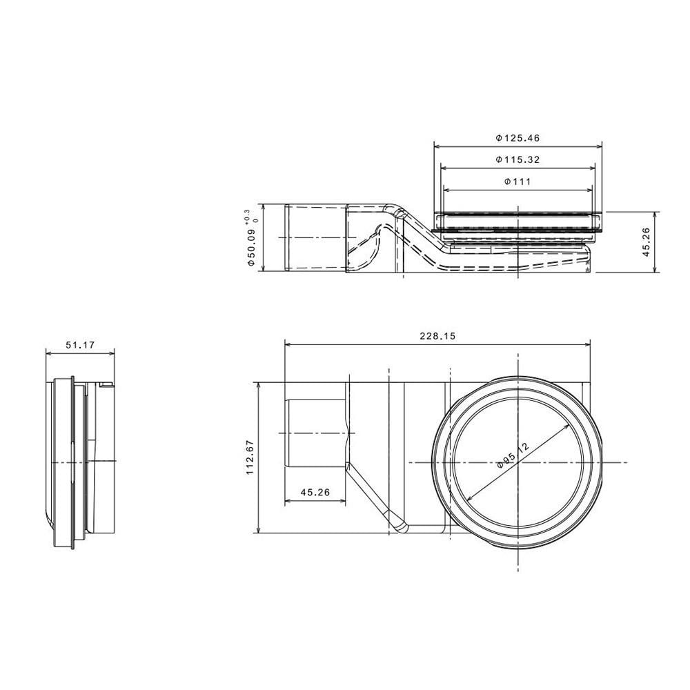 Дренажний канал для душу Pestan Confluo Compact Net Line нержавіюча сталь 750 мм - фото 12 Дренажний канал для душу Pestan Confluo Compact Net Line нержавіюча сталь 750 мм - фото 12