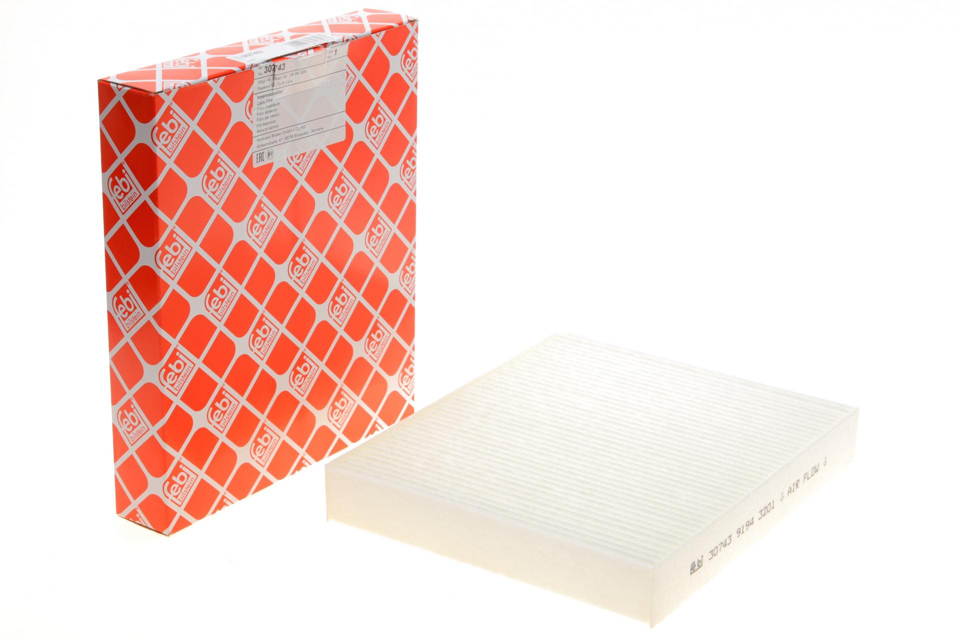 Фильтр салона FEBI BILSTEIN для Chevrolet Aveo T300 11-/Opel Astra J 09- 30743)