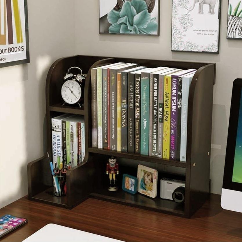 Полка-надстройка настольная из дерева Шарелина мокко (АКД-017210) Полка-надстройка настольная из дерева Шарелина мокко (АКД-017210)