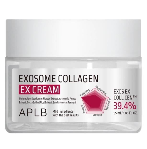 Крем для укрепления кожи с экзосомами и коллагеном APLB Exosome Collagen EX Cream 55 мл