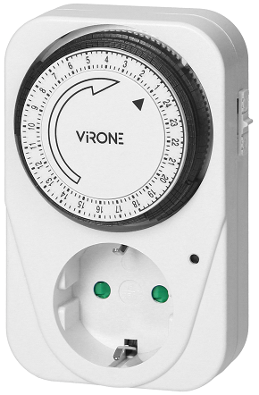 Таймер програматор механічний (15хв. 24год.) MT-1(GS) VIRONE ORNO