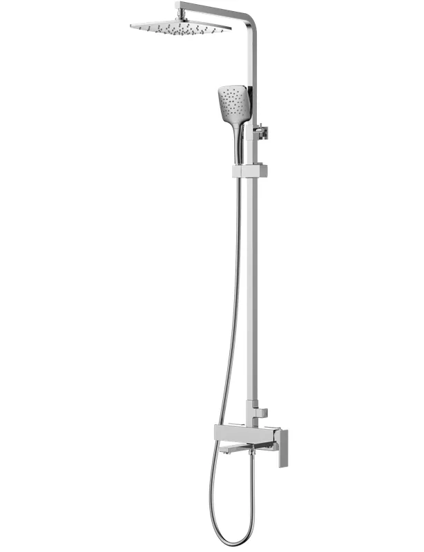 Душова колона із змішувачем KOER KB-56039-01 3 функції Хром (KR5995)