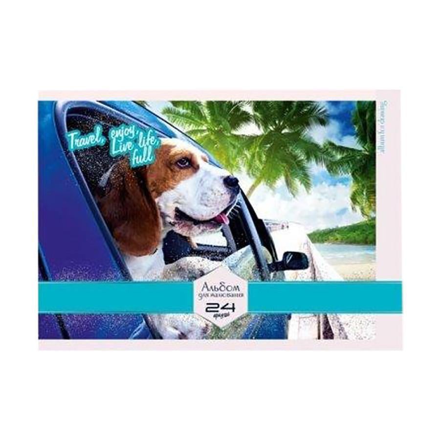 Альбом для малювання АМ-ГП-120-24 на спіралі Подорож (RLT32115s42577)