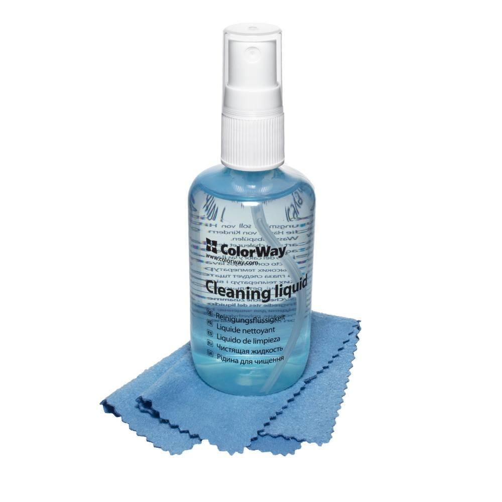 Комплект для очищення екранів моніторів Colorway CW-4129 2в1 100 мл (CW-4129) Комплект для очищення екранів моніторів Colorway CW-4129 2в1 100 мл (CW-4129)