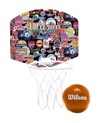 Набір баскетбольний Wilson NBA TEAM RETRO MINI HOOP (37522017) Набір баскетбольний Wilson NBA TEAM RETRO MINI HOOP (37522017)