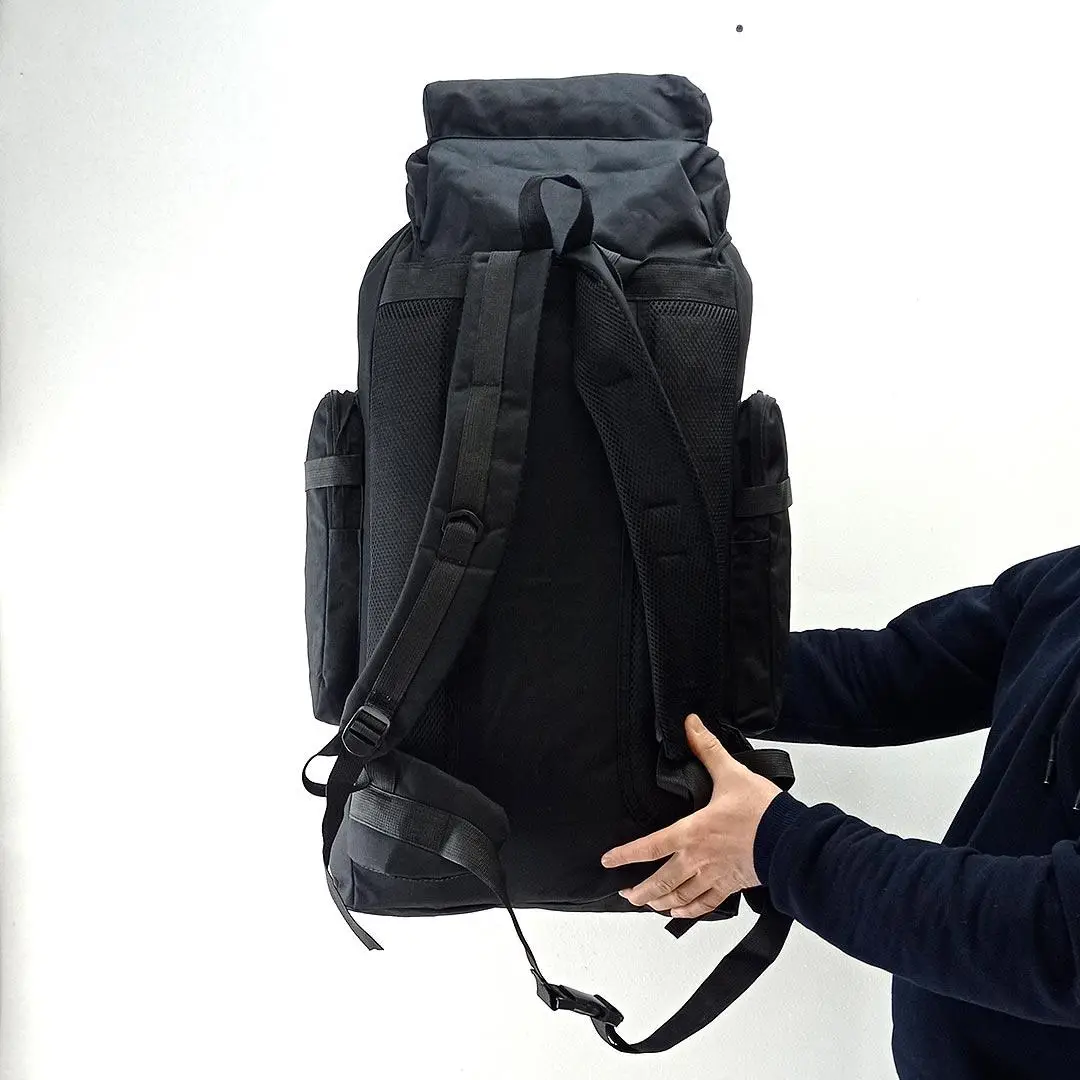 Рюкзак армійський Tactical із системою MOLLE 70 л Чорний (ta70E-black) - фото 3 Рюкзак армійський Tactical із системою MOLLE 70 л Чорний (ta70E-black) - фото 3