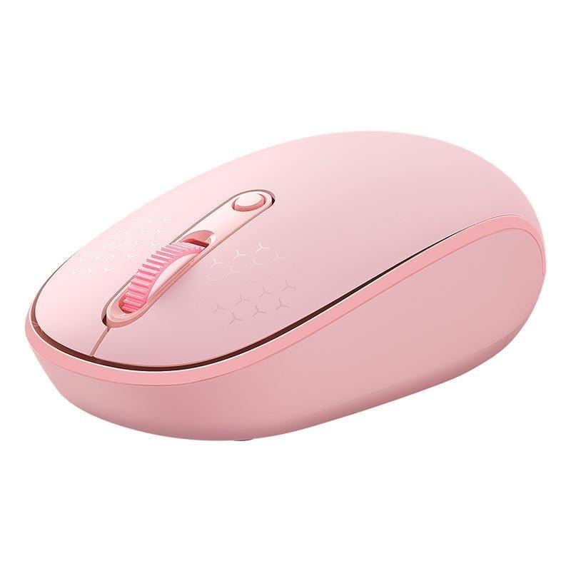 Комп'ютерна мишка бездротова BASEUS F01B Tri-Mode Wireless Mouse 800-1200-1200dpi Рожевий (2005116251)