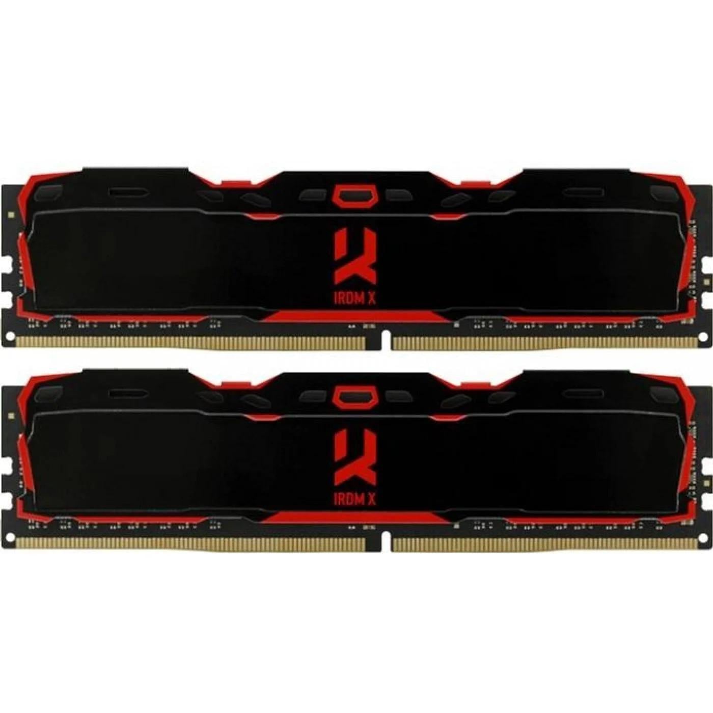 Оперативная память Goodram Iridium X 16 Гб Kit DDR4 3200 МГц Black (IR-X3200D464L16SA/16GDC)