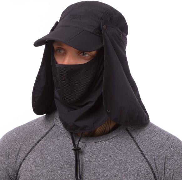 Кепка с защитой шеи от солнца SP-Sport ARCTERYX TY-1625 Черный (AN008505)