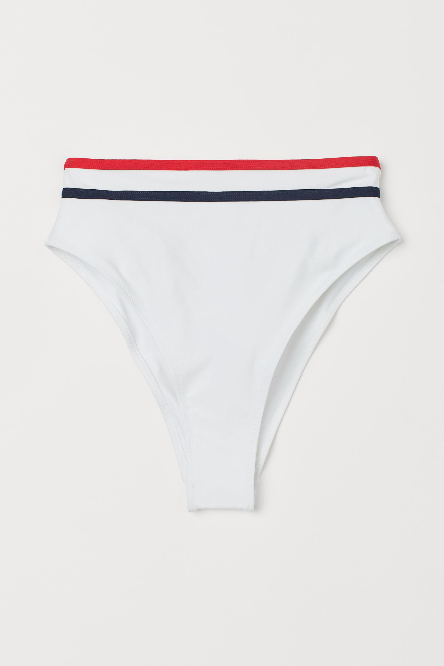 Трусики купальные H&M Полоска р. 40 Белый/Синий (14058231681)